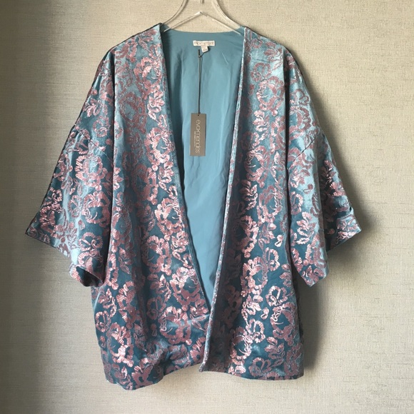embellished kimono jacket